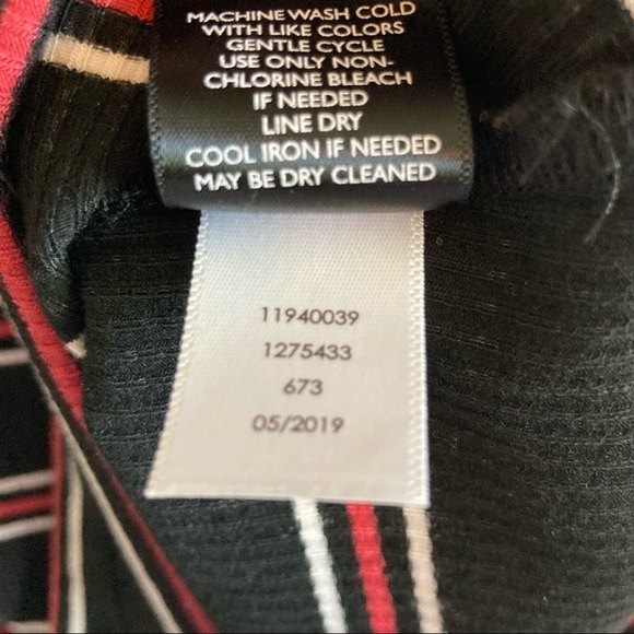 Torrid Striped Henley Top Size 2X - Picture 8 of 10